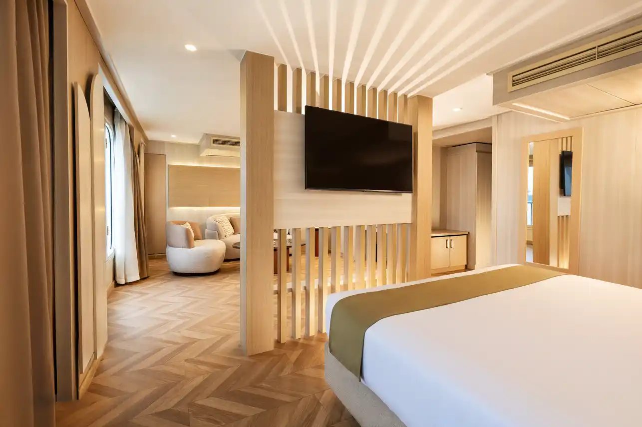 Cabin aboard the MS Alma Nile Cruise Nile cruise